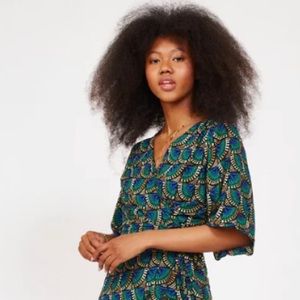 Silk and Salt wrap dress size medium